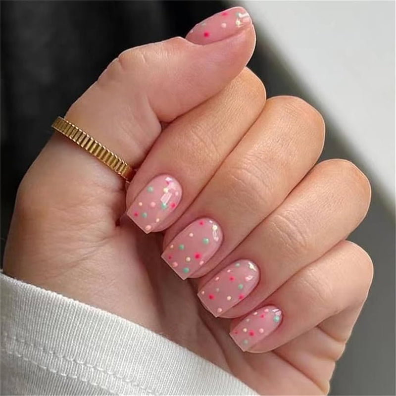Dotwork Gel Nails