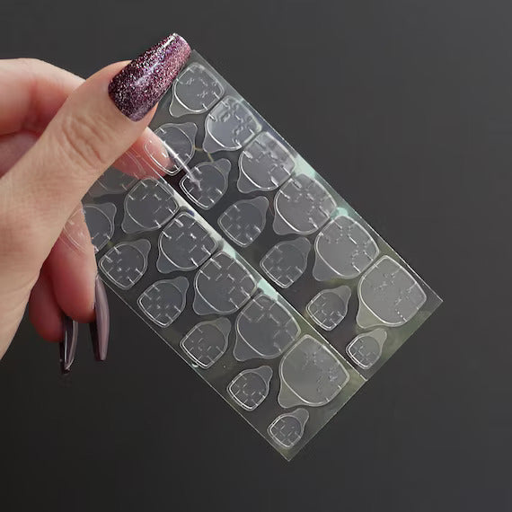 Nail adhesive tabs