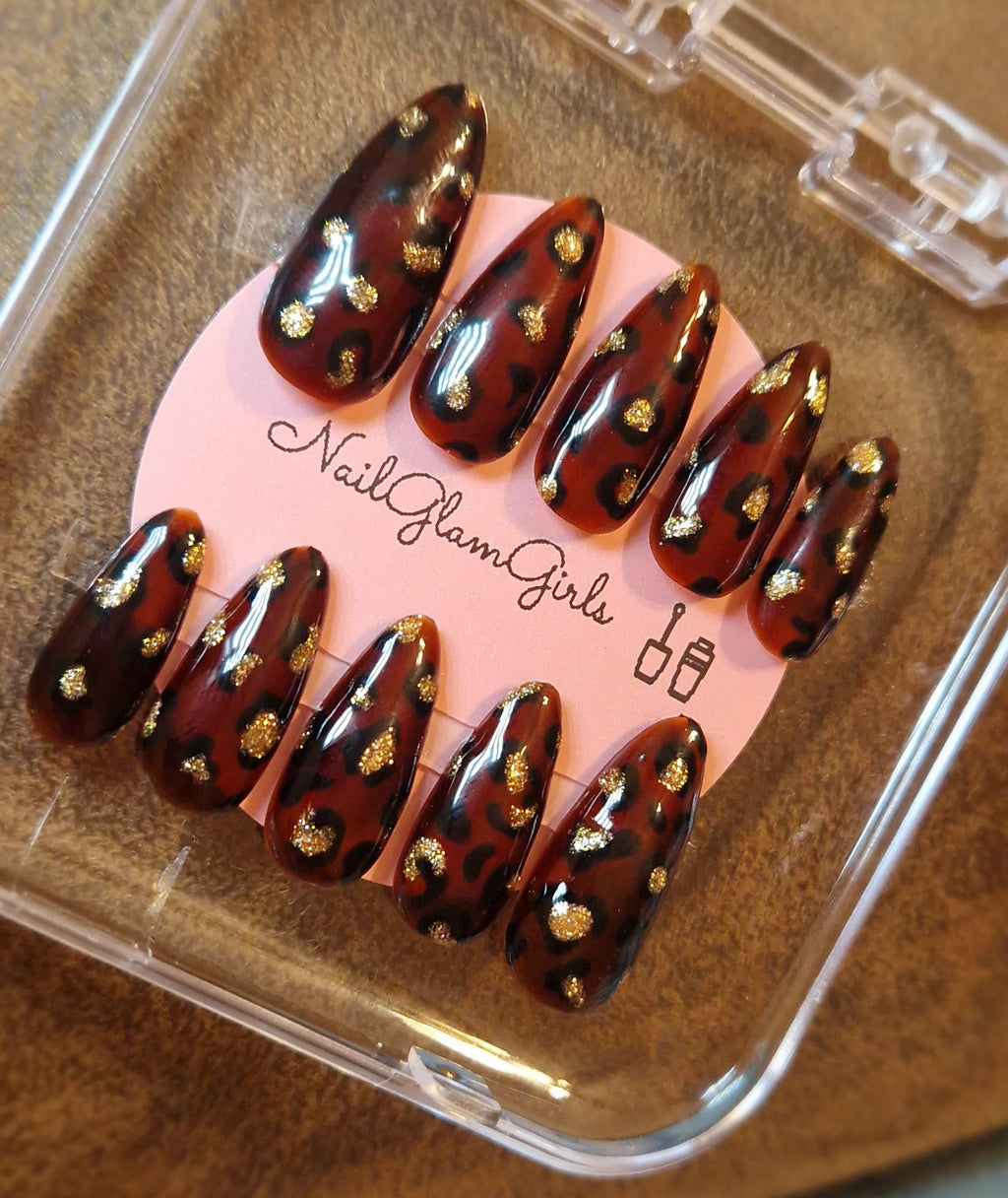 Golden Leopard Print