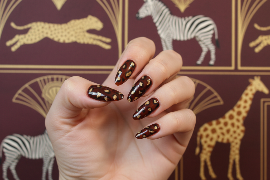 Golden Leopard Print